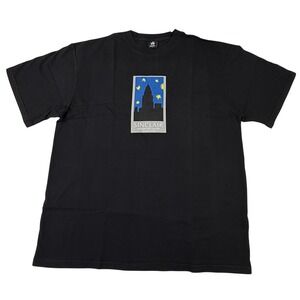 Sinclair Modern Art Gallery NYC 2001 Graphic T-Shirt Black Mens Large USA Made